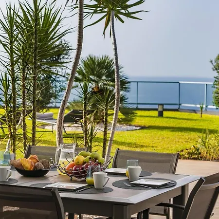Modern Pool Garden Seaview Ocean Sunset Vila Caniço