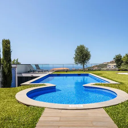Modern Pool Garden Seaview Ocean Sunset